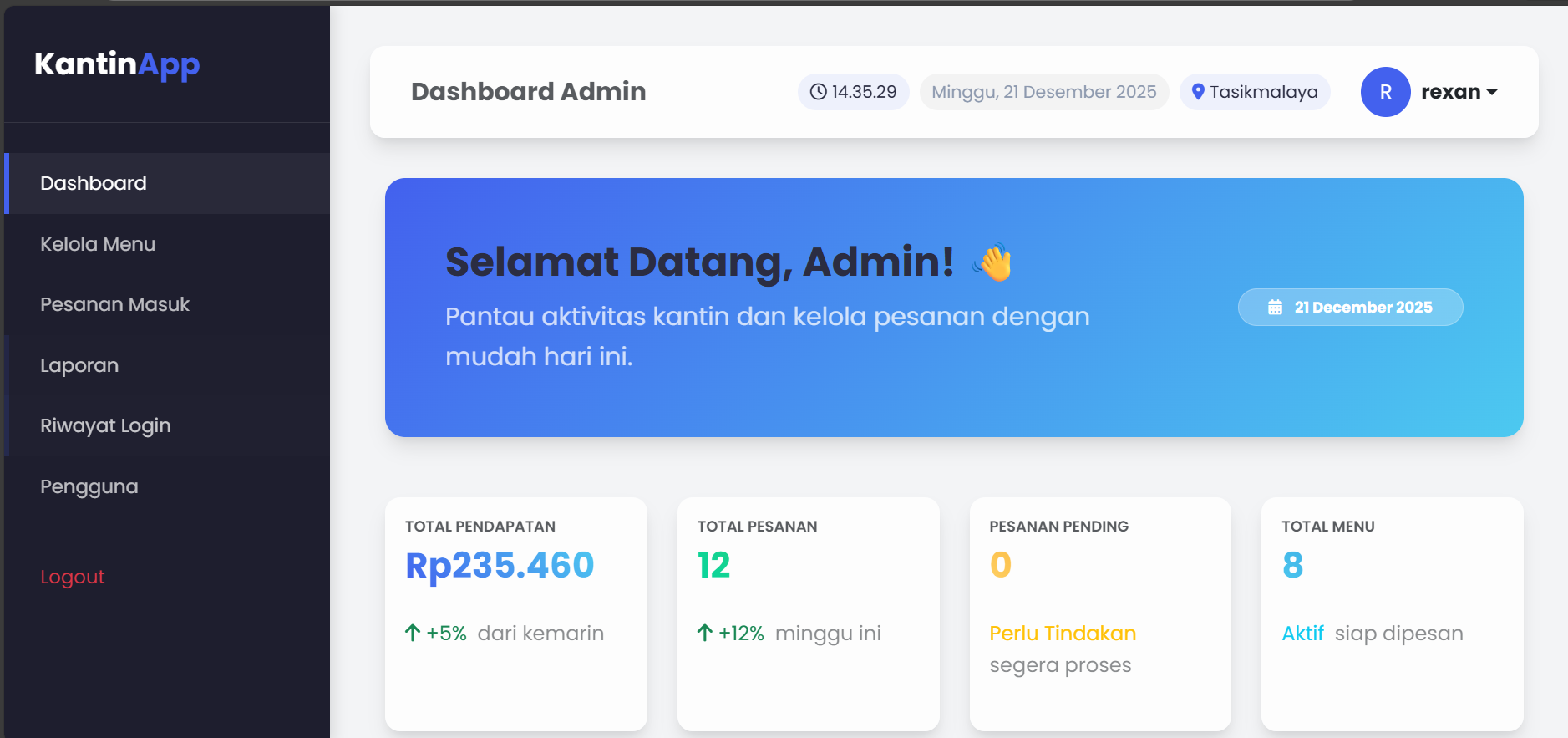 Sistem Kantin Online